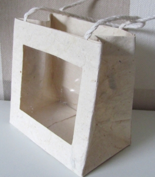 Gift bag made from paper